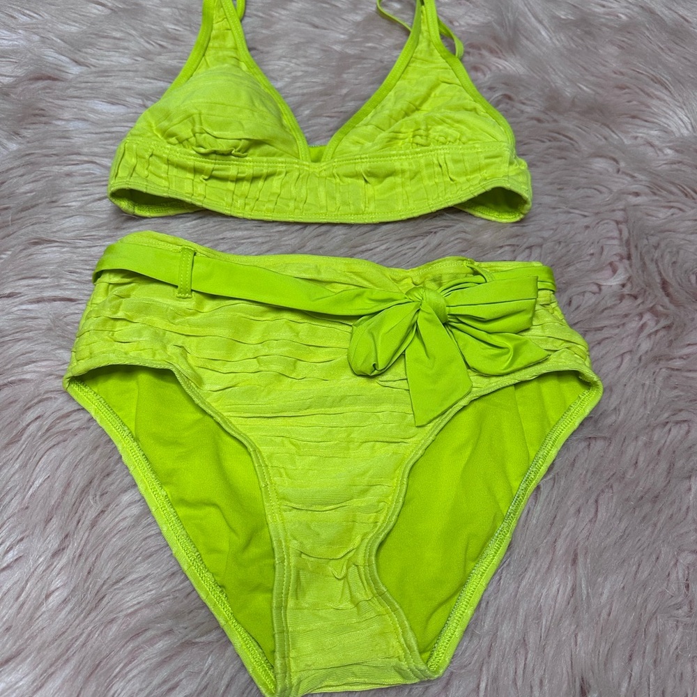 Ella Moss Vibrant Green Bikini Set
